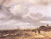 RUISDAEL, Jacob Isaackszon van The Shore at Egmond-an-Zee  d USA oil painting reproduction